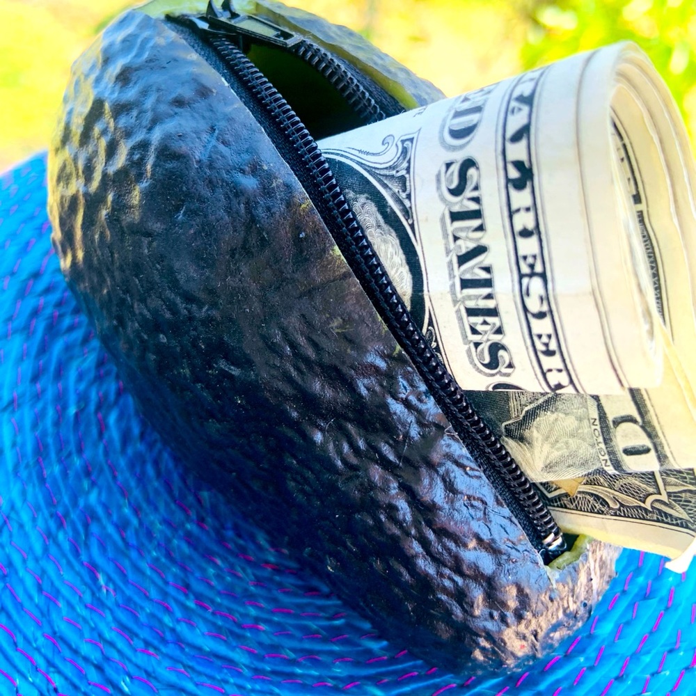 Avocado Coin Purse Funny Purse